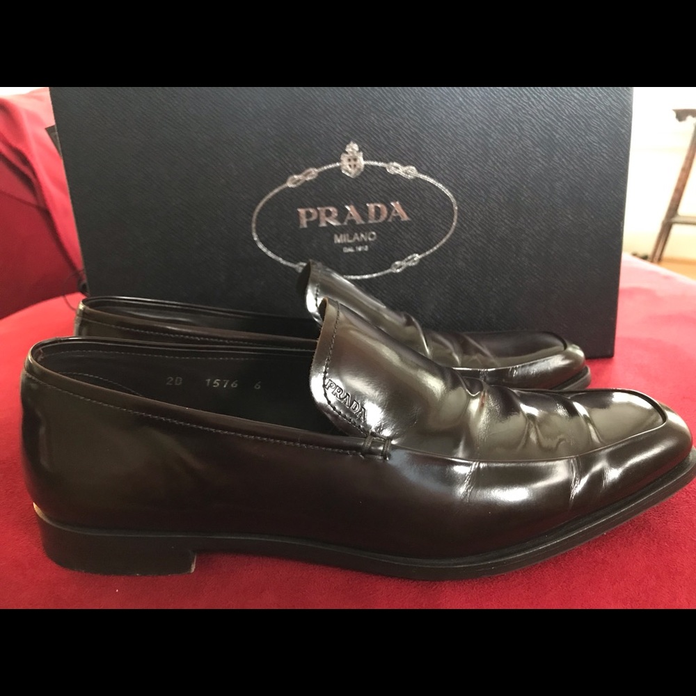 Prada Leather Loafers